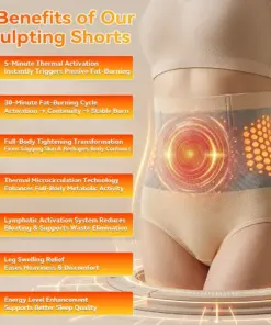 VitaCuroK® Moringa & Berberine 6‑In‑1 Micro‑Particle Sculpting & Fat‑Burn Shorts